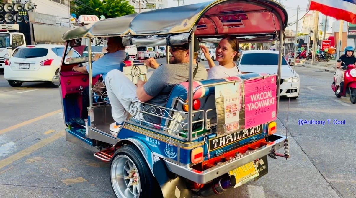 The Neon Chariot: Tuk-Tuks, Ancient Giants, and the Midnight Spirit of Siam